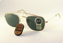 Ray-Ban Arista Classic Collection oro Vintage Sunglasses